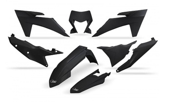 UFO Komplet plastików KTM EXC 150 / 250 / 300 '24, EXC-F 250 / 350 / 450 / 500 '24 kolor czarny