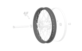 Stark Future Rear rim 2.15x19