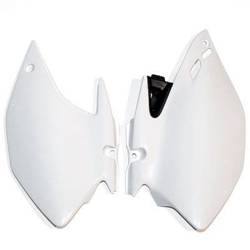 Boczki Tylne UFO do Yamaha WRF 250 '07-'14 / WRF 450 '07-'11, kolor biały
