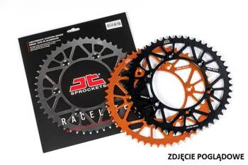 JT Zębatka tylna aluminiowa [48 zębów] KTM SX 60/65 97-21 / HUSQVARNA TC 65 17- kolor pomarańczowy
