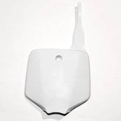 Plastron Pole Numerowe Przód UFO dla Suzuki RM 65 '03-'09 kolor biały