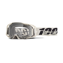 Gogle 100 PROCENT ARmatic pitch - clear lens - kolor szary/czarny szyba przeźroczysta