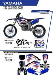 UFO Komplet plastików + okleina YAMAHA YZF 250 19-22 / YZF 450 18-22