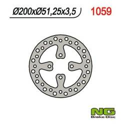 NG Brake disc rear YAMAHA YFZ 450 06-19 / RAPTOR YFM 700 06-14