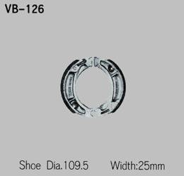 Vesrah Szczęki hamulcowe HONDA XR 600R 85-90 / XR 250R 84-91
