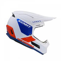 Kenny Racing Kask na crossa PERFORMANCE ERT GRAPHIC FLAG kolor biały,czerwony,niebieski