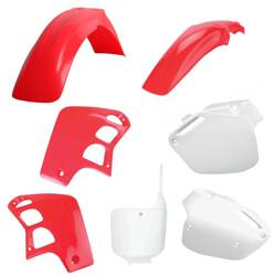 Komplet plastików Honda CR 500 '95-'04 Polisport ,czerwony,fluo,biały
