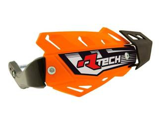 RACETECH OSŁONY RĄK (HANDBARY) FLX ATV/QUAD KOLOR POMARAŃCZOWY (Z 3 RODZAJAMI MOCOWAŃ DO KIEROWNICY)