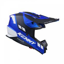 Kenny Racing Kask na crossa TRACK GRAPHIC CANDY BLUE MATT kolor czarny,niebieski,biały