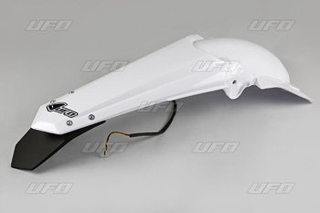 Błotnik tył UFO ENDURO z lampką LED dla Yamaha YZF 250 '10-'13 kolor biały