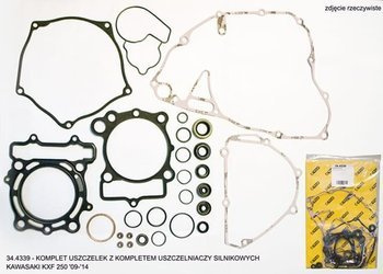 Prox Komplet uszczelek + zestaw uszczelniaczy silnika Kawasaki KXF 250 '09-16