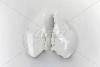 Boczki Tylne UFO dla Kawasaki KX 125 / 250 '99-'02 kolor biały