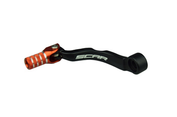 SCAR Dźwignia zmiany biegów KTM SX 85 '18-'25, SX 125 '17-'22, 150 EXC TPI '20-'23 kolor czarny/pomarańczowy