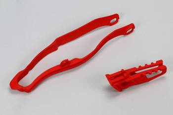 UFO Komplet Ślizg + Prowadnica łańcucha Honda CRF 250R '14-17, CRF 450R '13-16,