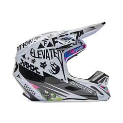 Kask cross Fox V1 Image Cosmo  biały czarny