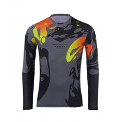 Kenny Racing Bluza cross PERFORMANCE STEEL kolor szary,czarny,żółty,czerwony