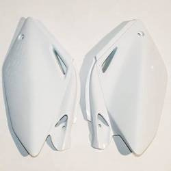 Tylne Boczki UFO do Honda CRF 250R '04-'05, kolor biały
