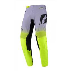 Kenny Racing Spodnie na crossa PERFORMANCE GRADIENT GREY/NEON YELLOW kolor szary,żółty fluo,czarny