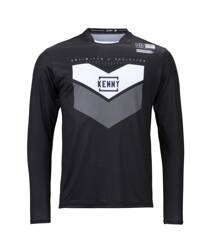 Kenny Racing koszulka rowerowa model Prolight Black/Grey kolor czarny/szary/biały
