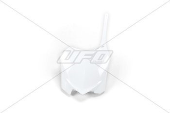 Plastron UFO / Pole Numerowe Przód dla Honda CRF 450R '09-'12 / CRF 250R '10-'13 kolor biały