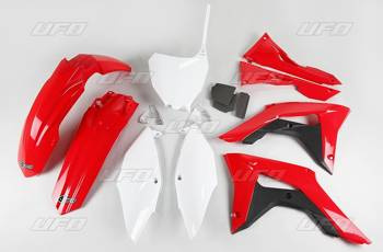 UFO Komplet plastików Honda CRF 250R '18-'20, CRF 450R '17-'20 Z OSŁONAMI FILTRA POWIETRZA