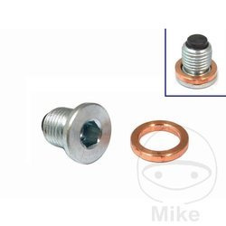 Magnetyczna śruba spustu oleju M14x1,5mm z podkładką