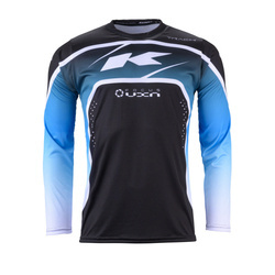 Kenny Racing bluza cross model Track Focus Black/White kolor czarny/biały/niebieski