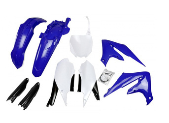 UFO Komplet plastików [w zestawie osłony na lagi] dla Yamaha YZF 250 '19-'23, YZF 450 '18-'22 kolor czarny
