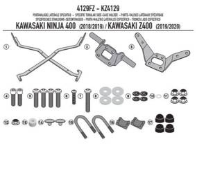 KAPPA STELAŻ KUFRA CENTRALNEGO KAWASAKI NINJA Z 400 (19-20)