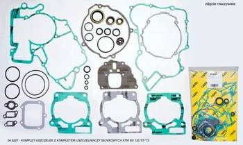 Prox Komplet uszczelek + zestaw uszczelniaczy silnika KTM125SX-EXC '07-12 /144/150SX'09-1