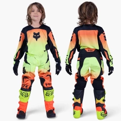 Spodnie cross Junior Fox 180 Shield Fluo Yellow żółty