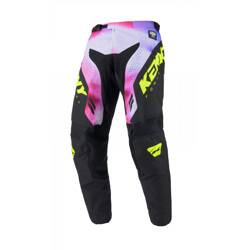 Kenny Racing Spodnie na crossa FORCE FOG NEON YELLOW kolor czarny,żółty,różowy