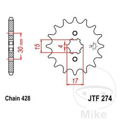 Zębatka przednia JT JTF274.13 (13Z)
