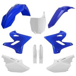 Pełny komplet plastików Yamaha YZ 125 / 250 '15-'20 Polisport niebieski,biały