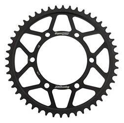 Supersprox Pinion spate [47 de dinți] Suzuki RM 85 02-12 / Yamaha YZ 80 / 85 [JTR798.47] [LANȚ. 428] culoare: negru