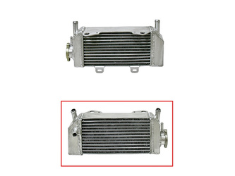 Psychic chłodnica Honda CRF 250R '04-09 / 250X '04-16 wzmocniona o zwiększonej pojemności prawa z korkiem