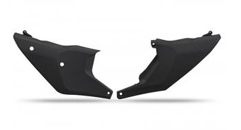 Boczki tylne UFO dla Husqvarna TC 125 / 250 '23-'24, TE 150 / 250 / 300 '24, FC / TX / FX / FE 300 / 350 / 450 / 501 '24 kolor czarny