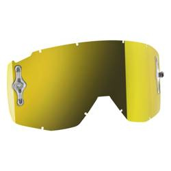 SCOTT Szybka Hustle/Tyrant/Split SGL AFC Works yellow chrome szyba żółty lustro