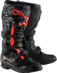 Buty Alpinestars Tech 7 kolor    czarny / czerwony Fluo
