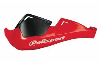Handbary na kierownicę 22 mm Polisport Evolution Integral w zestawie kit montażowy kolor czerwony