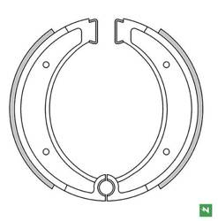 Szczęki hamulcowe Husqvarna AE 500 84- / CR 125 81-84 / CR 240/250/390 / CR 430 81-81 / CR 490 83- / Newfren