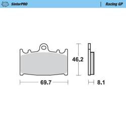 Moto-Master Klocki hamulcowe SINTERPRO