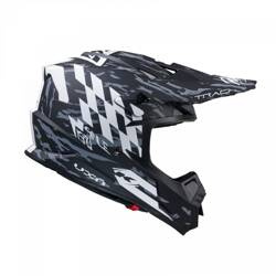 Kenny Racing Kask na crossa TRACK GRAPHIC DIRT MATT kolor czarny,szary