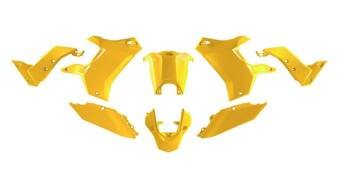 Komplet plastików [bez przedniego błotnika] T7 REVOLUTION Yamaha TENERE 700 '19-'24  kolor żółty Racetech