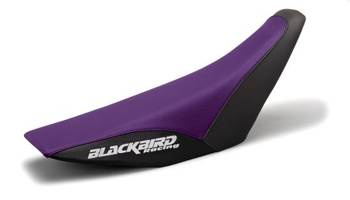 Blackbird POKROWIEC/POSZYCIE NA SIEDZENIE KAWASAKI KX 125/250 '94-'98 TRADITIONAL, KOLOR CZARNY/FIOLETOWY