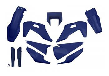 UFO Komplet plastików dla Husqvarna TX / TE 125 / 150 / 250 / 300 '20-'22, FE 250 / 350 / 450 / 501 '20-'23 kolor niebieski