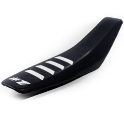 Onegripper RIBBED Gumowe Poszycie siedzenia KTM Husqvarana Gas Gas Sherco Beta kolor: czarny,biały