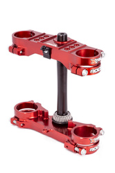 X-TRIG Półki XTRIG ROCS Tech Triple Clamps KAWASAKI KX 85 '08-'25 [offset 25mm] kolor brązowy
