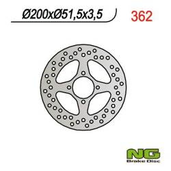 NG Tarcza hamulcowa tył YAMAHA YFM 350/ YFZ 450 03-04