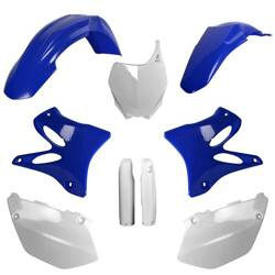 Pełny komplet plastików Yamaha YZ 125 / 250 '06-'07 Polisport niebieski,biały